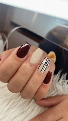 burberry inspired nails. I... - Brenda's Beauty Lounge | Facebook