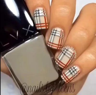 Art Pro Nails - Burberry nail art Follow us for more latest nail art  #artpronails2012 #artpronailsjacksonnj | Facebook