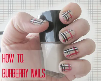 Painting a Fall Burberry Nails Set | Press-on Nails | Angele Jelly Altieri  - YouTube