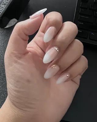 Bethel Coleman - Nail Artist: Baby Boomer Acrylic Nails