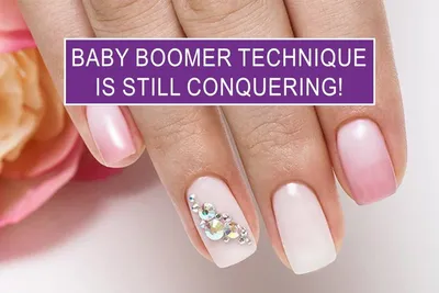 Baby Boomer on my natural nails : r/Nails