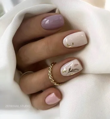 милые короткие ногти, маникюр бежевый на миндаль мрамор золото | Almond  nails designs, Short acrylic nails, Gel nails