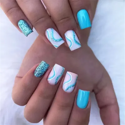 Pool Nails Are the Coolest Optical Illusion Mani for Summer 2023 | Glamour