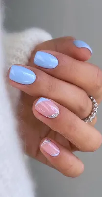 Acrylic Ombre Blue | Nails Tutorial | - YouTube