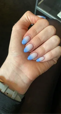 Chic Summer Nail Ideas Embrace the Season with Style : Baby Blue Short Nails