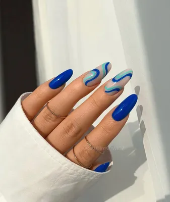 Butterfly Blue Press-On Nails – sexicats