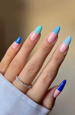 15 Blue French Tip Nail Ideas That Are Every Bit of Cool