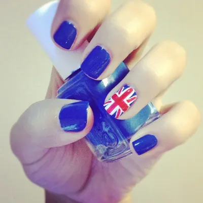 british flag. nails by me | British flag nails, Flag nails, Love nails