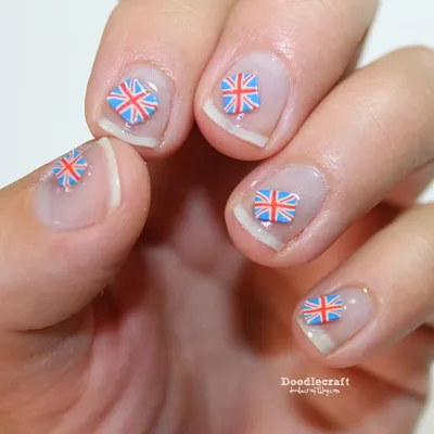 UK flag Minx Nail Art | Zazzle