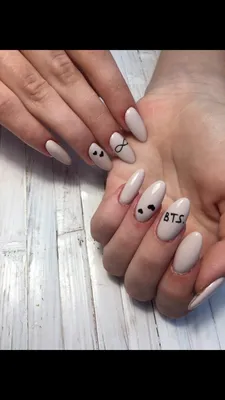 BTS nails #btsnails #nails #bts #army #gelnails #naildesign #btsarmy #btsrm  #rm #armybts #kpop #방탄소년단 #防彈少年團 #防弾少年団 | Instagram