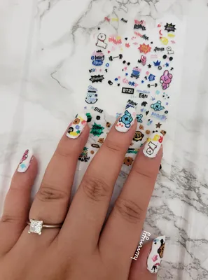 BTS LOVE Nails! by Lawleighette on DeviantArt