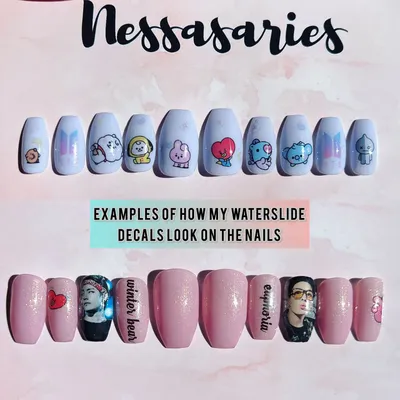 BTS:: BT21 CHARACTER NAILS!! – Hunnyy.com (hunnyybunnyshop.etsy.com)