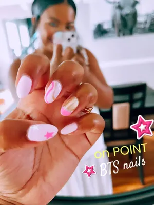 celebrating bts discography on my sisters nails! we can't wait for pro... |  TikTok