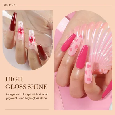180pcs Short Almond Shaped Transparent False Nails Kit With 15 Sizes,  3-in-1 French Fake Nail Set In Nude Pink Color, Suitable For Diy Nail Art  Design | SHEIN USA