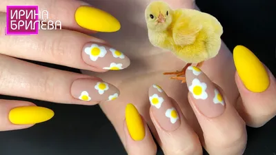 Manicure at age 12 😍 Fried egg nail design (English SUBTITLES) - YouTube