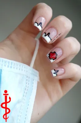 Маникюр для медика 🚑#nailsvideo #маник #nails #мед#медики #маникюрмед... |  TikTok