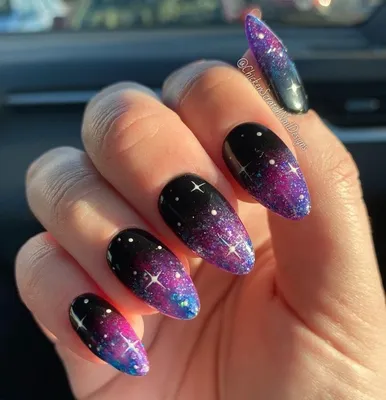 Galaxy Nails Are All Over TikTok | POPSUGAR Beauty