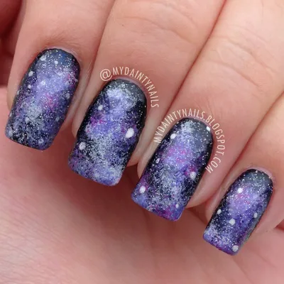 Galaxy 🌌 [PR] Hey friends! I created this galaxy design using polish from  the new Cosmos Collection from @ilnp . This collection includes… | Instagram