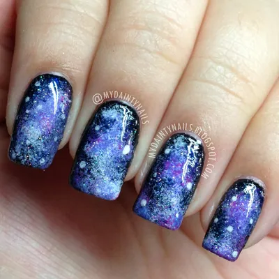 Pastel Galaxy Nails – NailsByErin