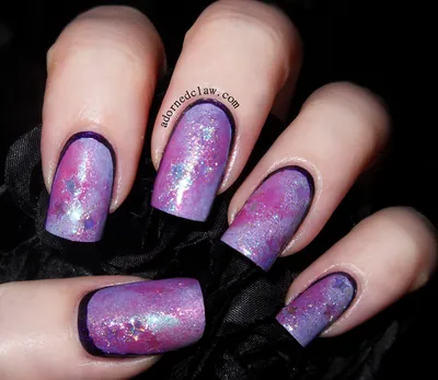 Pastel Galaxy Nails – NailsByErin