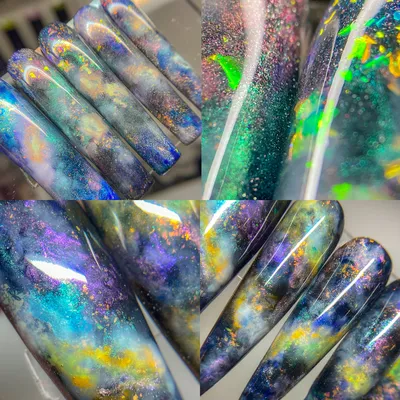 Nailz Craze: Whimsical Galaxy Nails