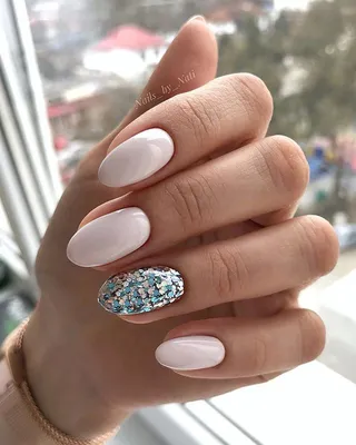 Lovely Nails Гель лак для ногтей с блестками и фольгой ST7