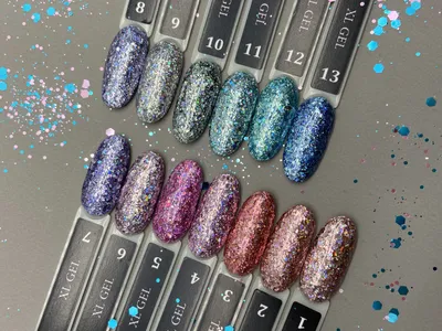 Xnail, Гель-лак SERIES XL - с блестками №1, 10мл – купить оптом и в розницу  по выгодной цене | #XNAIL