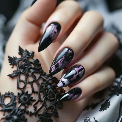 матовый-маникюр-графика-manicure.nailsfoto-min - Fotoleo