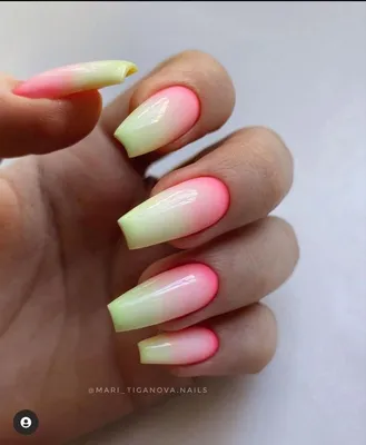 маникюр омбре | Faded nails, Cute gel nails, Chic nails