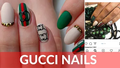 tap2nails✨ on Instagram: “Gucci Nails 💅✨ Follow 👉@tap2nails By  👉@riyathai87 • • 👉 Turn on p… | Manicura de uñas, Uñas de acrílico negro,  Uñas acrilicas doradas