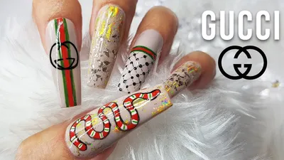 Would you rock these Gucci Nails??? Get these hot decals before they are  sold out at @honeysnailsecret #nails #artist #nailsofinstagram… | Instagram