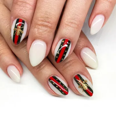 GUCCI NAILS | Gucci nails, Shiny nails designs, Nail art kit