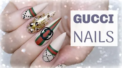 GUCCI GANG NAILS | NO ACRYLIC NO GEL NO MESS - YouTube