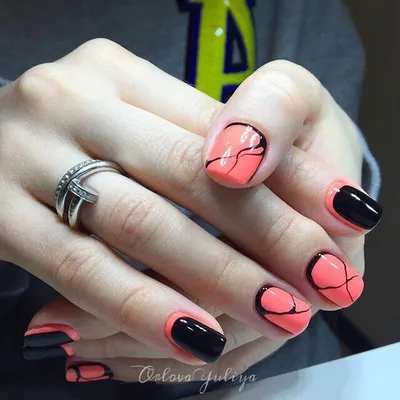 Lalak UV стойкий маникюр / красный nail-art / горох