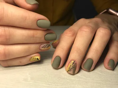 Хаки маникюр | Green nails, Nails, Winter nail designs