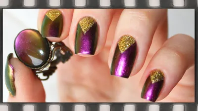 Black Magic Chameleon Press on Nails - Lilium Nails