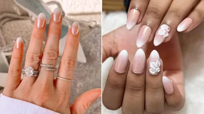 Classic French Tip Nails| Pink French Nails| Acrylic Pink French Tip Nails|  Luxury Press On Nail Set – Beauty Lux Nails