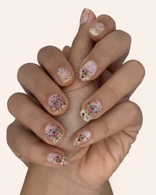 Manicure Monday: Confetti (Birthday) Nails | Styled with Joy