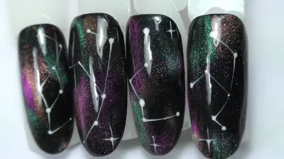 Galaxy Nails: завораживающий космический маникюр | ШКОЛА КРАСОТЫ  «ИНТЕРИМИДЖ» | Дзен