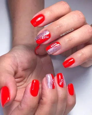 Новогодний маникюр 2023 гель-лаком, 150 фото | Red nail designs, Trendy  nail art, Trendy nail art designs