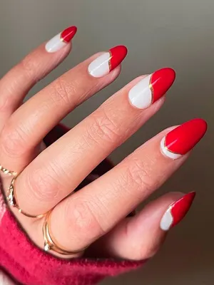 Сочетание серебра и красного | Nails, Color, Beauty