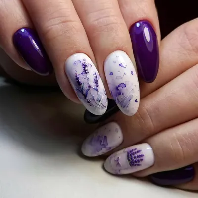 Summer nail art ideas to rock in 2021 : Lavender Colored Nails