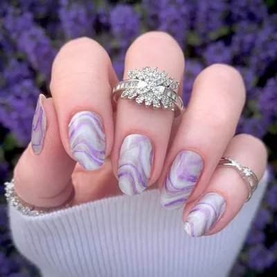 Lovely Lavender - Semi-Cured Gel Nail Wraps | Polish Pops