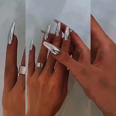 10 Metallic Manicure Ideas We're Obsessed With This Season