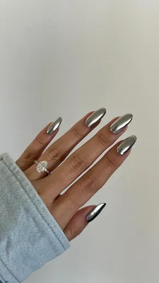 20 Silver Nail Ideas, From Chrome French Tips To 3D Metallic Detail