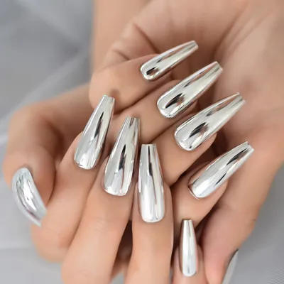 Dark Red Metallic Nails Almond Short Burgundy Mirror Press On False Nail  Tips Stiletto Glossy Full Cover Stick On Nails 24pcs - False Nails -  AliExpress