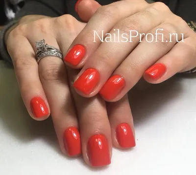 Маникюр 2023 на короткие ногти мягкий квадрат | Nails