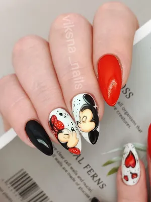 Микки Маус Маникюр 2015 | Mickey Mouse Disney Manicure - YouTube