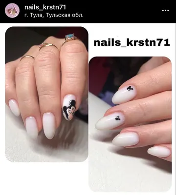 LAK_NAILS Наклейки для ногтей слайдеры миккимаус детские