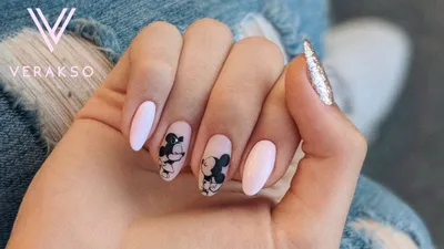 ROYAL NAILS Наклейки для ногтей Микки Маус